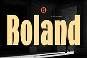 CS Roland – Bold Font, a Sans Serif Font by Craft Supply Co. (Thumbnail 1 of 8)