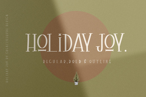 Holiday Joy Display Font preview 7