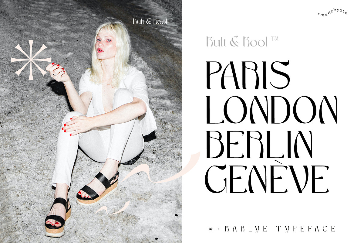 KARLYE — STYLISH FONT DUO, a Serif Font by Madebysté. (Photo 4 of 12)