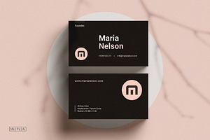 Modern Business Card | Ms word