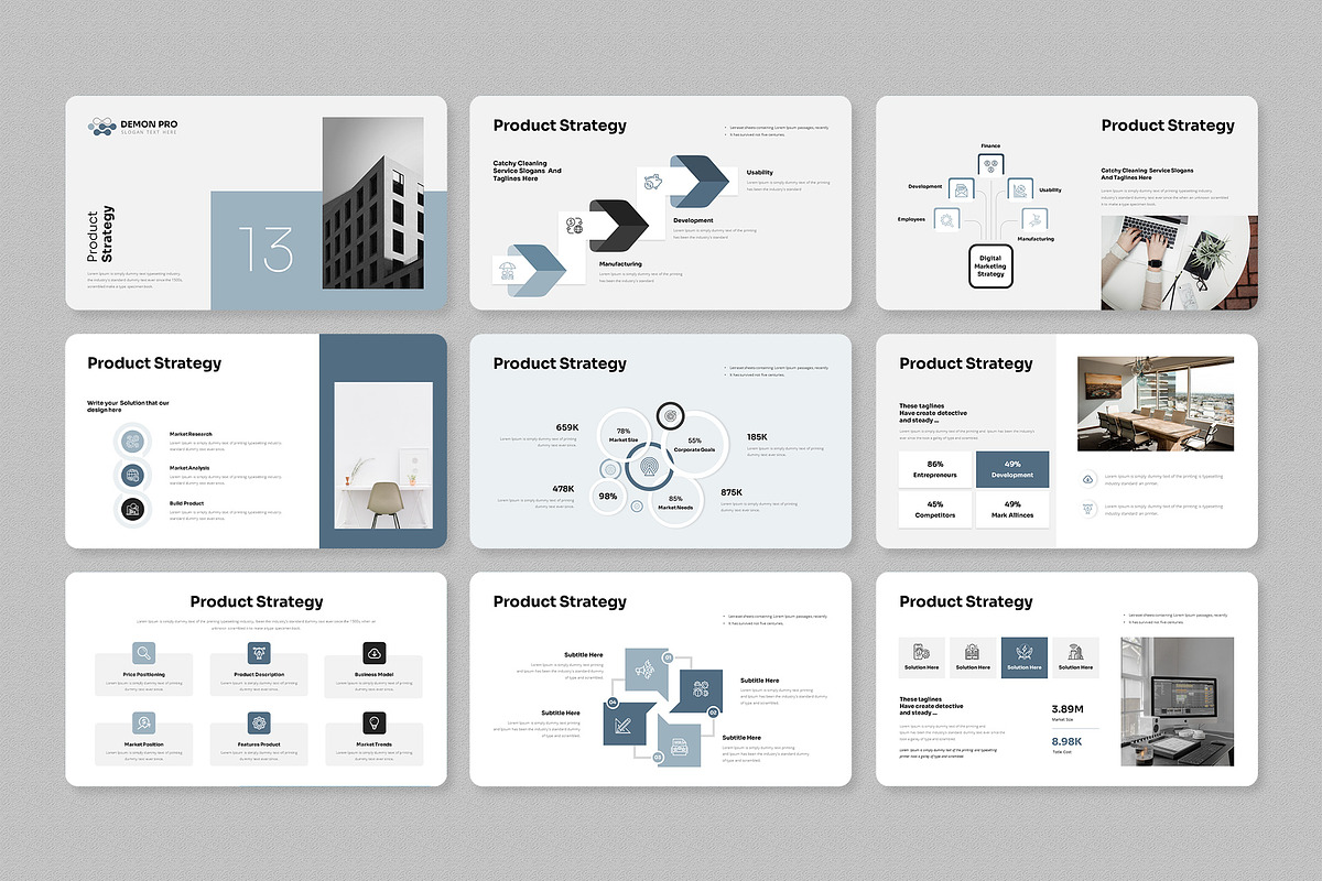 Business Plan PowerPoint Template, a Presentation Template by GenerousArt (Photo 16 of 38)