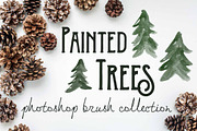 Painted Pine Trees, a Brush Add-On by Chelsea Bromley (Thumbnail 1 of 5)