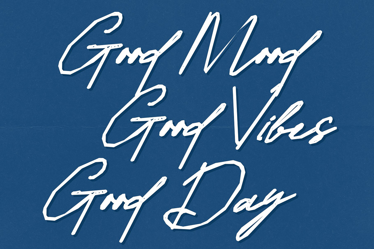 CS Baylora Stamp, a Script Font by Craft Supply Co. (Photo 4 of 8)