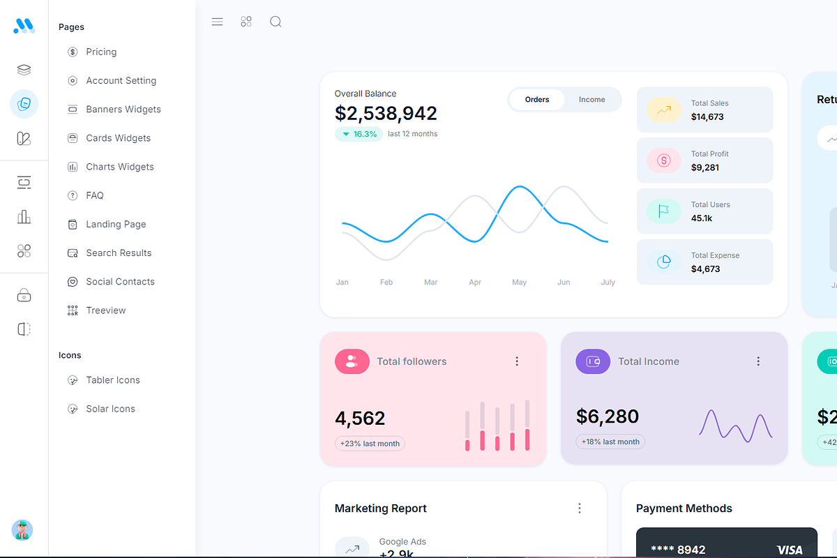 MaterialM Nuxt Js Admin Template, a Templates & Theme by WrapPixel (Photo 11 of 15)