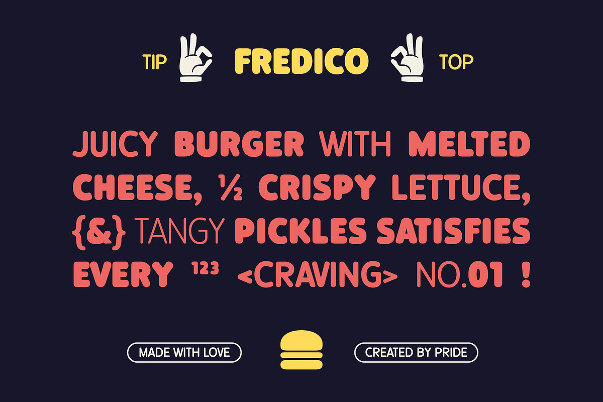 Fredico – Rounded Sans Serif Display, a Sans Serif Font by Tiptop Graphic (Photo 2 of 10)