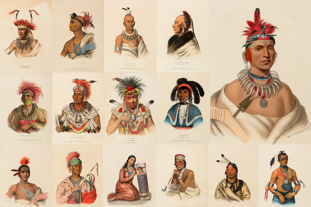 History of the Indian Tribes, a Person Illustration by Digital Museum (Photo 1 of 10)