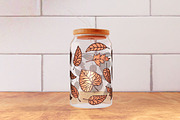 Autumn Leaves Can Glass Wrap 16oz., an Object Graphic by Doodle Cloud Studio (Thumbnail 9 of 12)