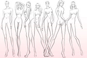 Professional brushes female figure, a Brush Add-On by Elenbushe (Thumbnail 4 of 6)