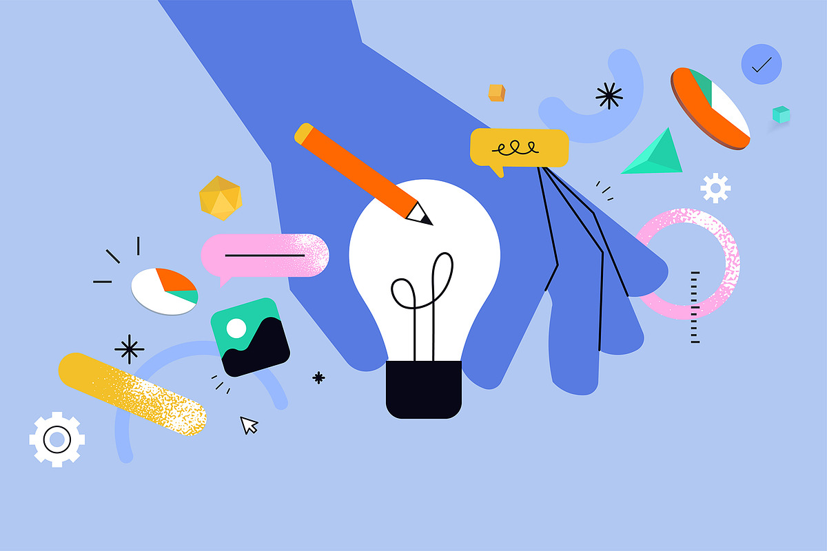 Startup and Creative Idea, an Illustration by PureSolution