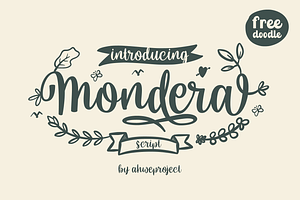 Mondera - Romantic Script