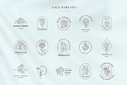 Floral logo elements and templates, a Graphic by Vasylyka (Thumbnail 2 of 12)