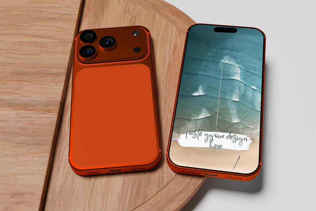 iPhone 17 Pro Max, an iPhone Mockup by kebunmockup (Photo 5 of 5)