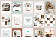 Instagram Template Canva Pack Mint, a Social Media Template by Keikoya (Thumbnail 7 of 21)