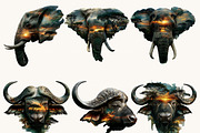 Nature Exposure Animals Clipart, an Animal Illustration by BusyDaydesign (Thumbnail 3 of 9)