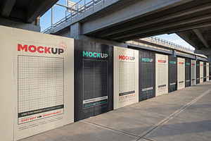 Street Big Signs Mockups Collection