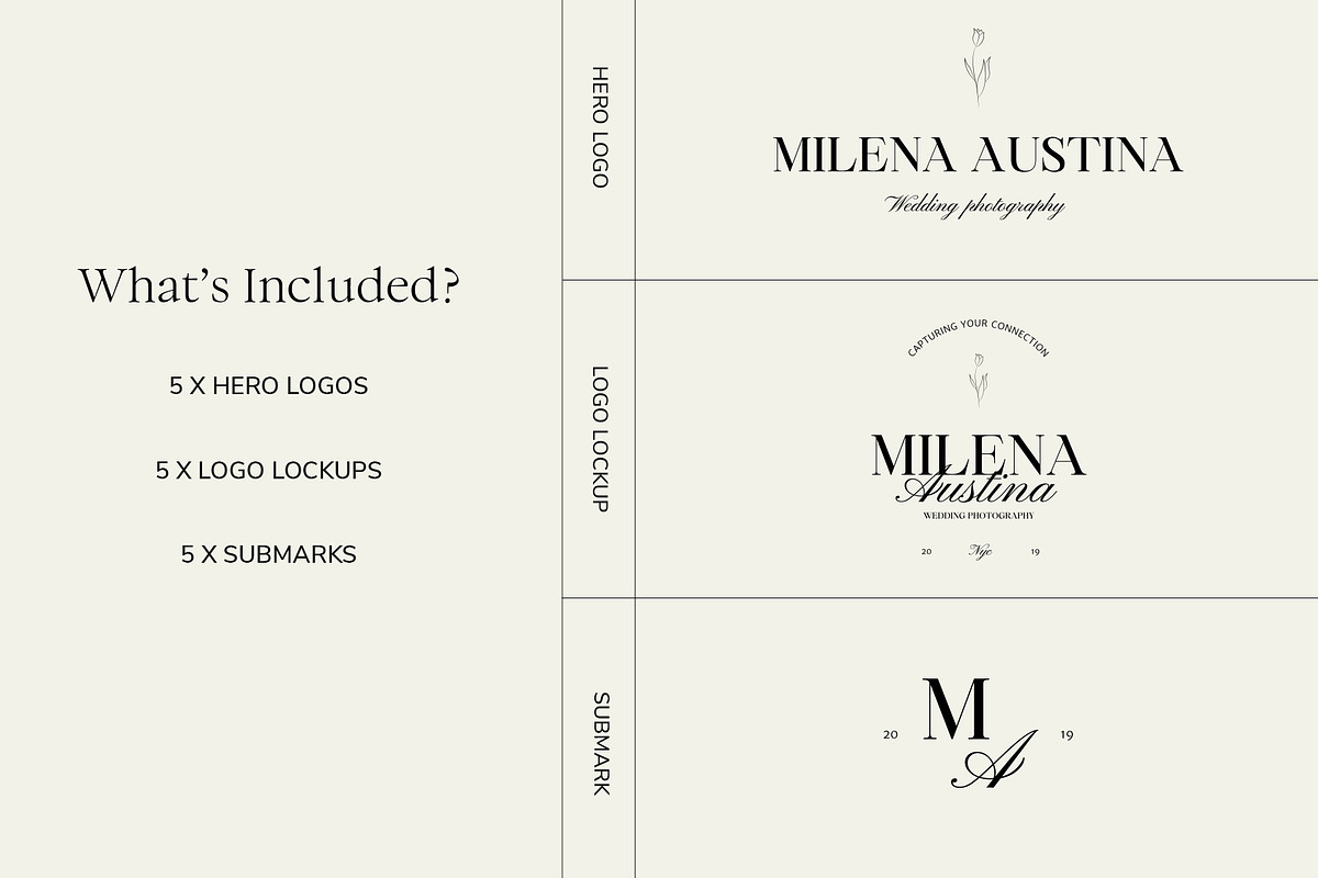 Floral Poetic | Logo Brand Pack, a Branding & Logo Template by Studio Leelou (Photo 9 of 10)
