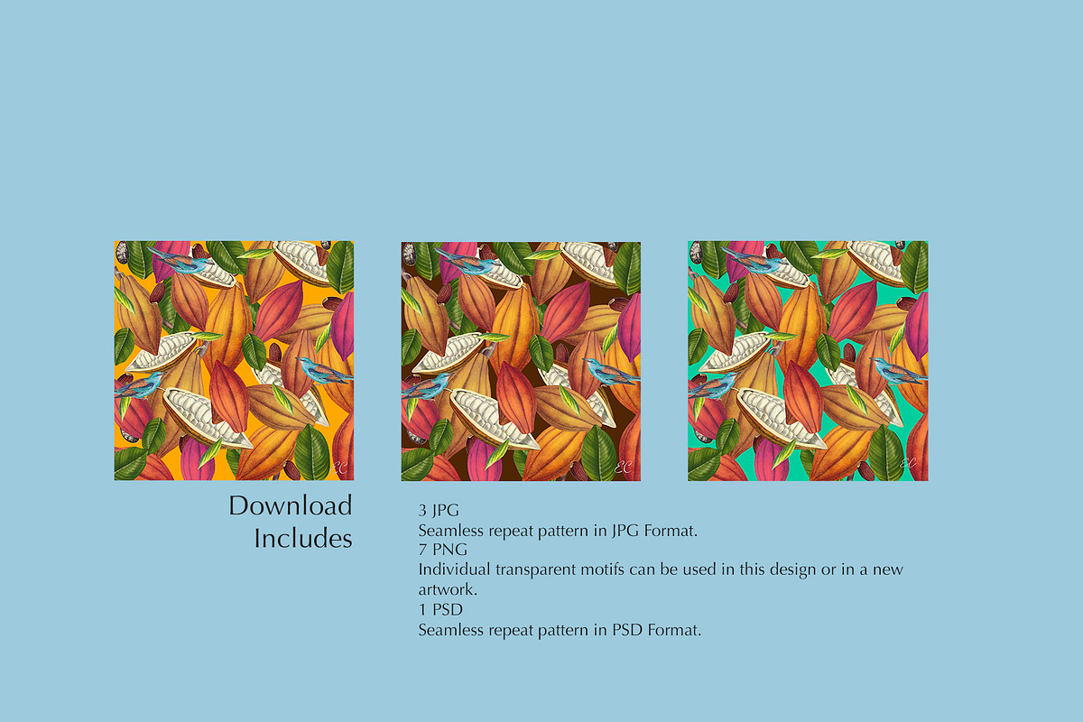 Cocoa Pattern, a Pattern Graphic by ElicoelhoDesign Shop (Photo 2 of 4)