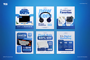 Electronic Social Media Pack, a Flyer Template by The Good Store (Thumbnail 1 of 4)