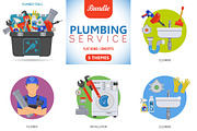 Plumbing Service Themes, a Work Illustration by TAlex (Thumbnail 1 of 6)