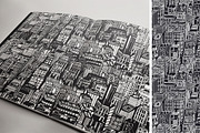 City Skyscrapers Clipart & Patterns, a Pattern Graphic by IRSYART (Thumbnail 2 of 8)