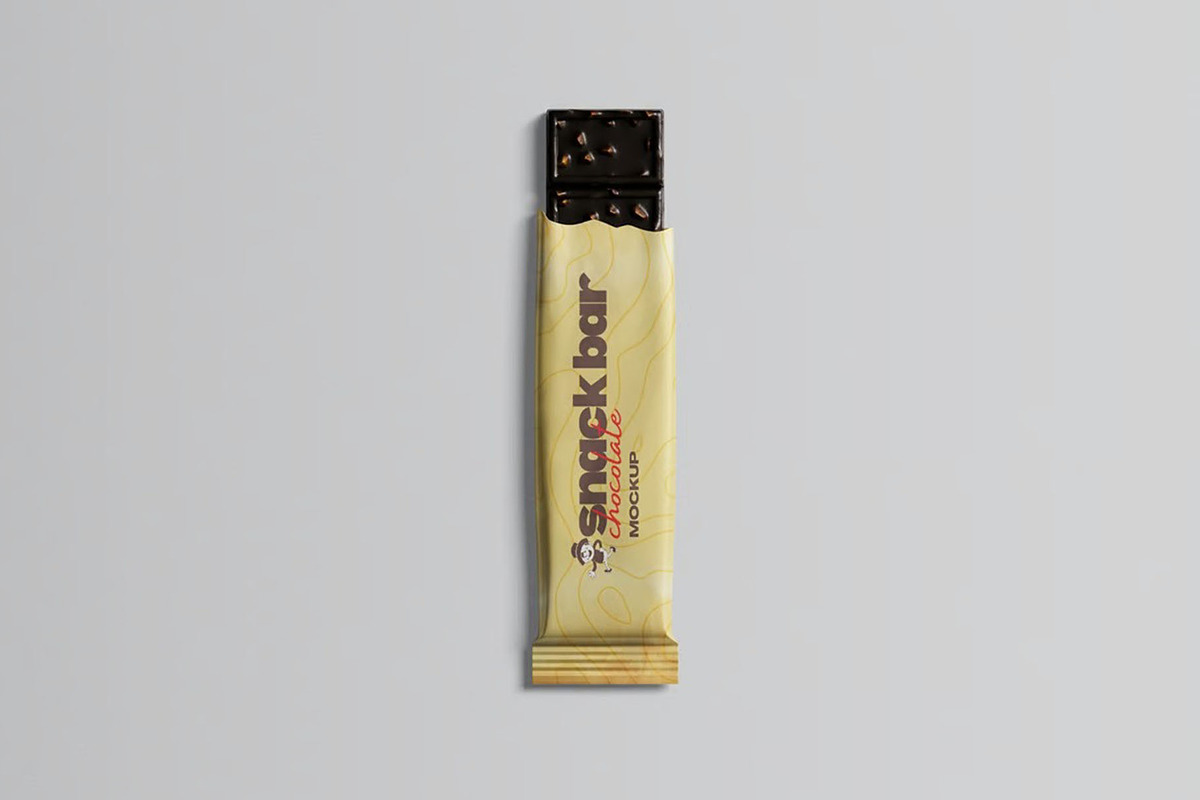 Snack Bar Mockup, a Packaging Mockup by Se٧enStudio (Photo 2 of 5)