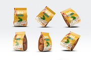 Bag with Oranges Mockup, a Packaging Mockup by Hubzway (Thumbnail 1 of 7)