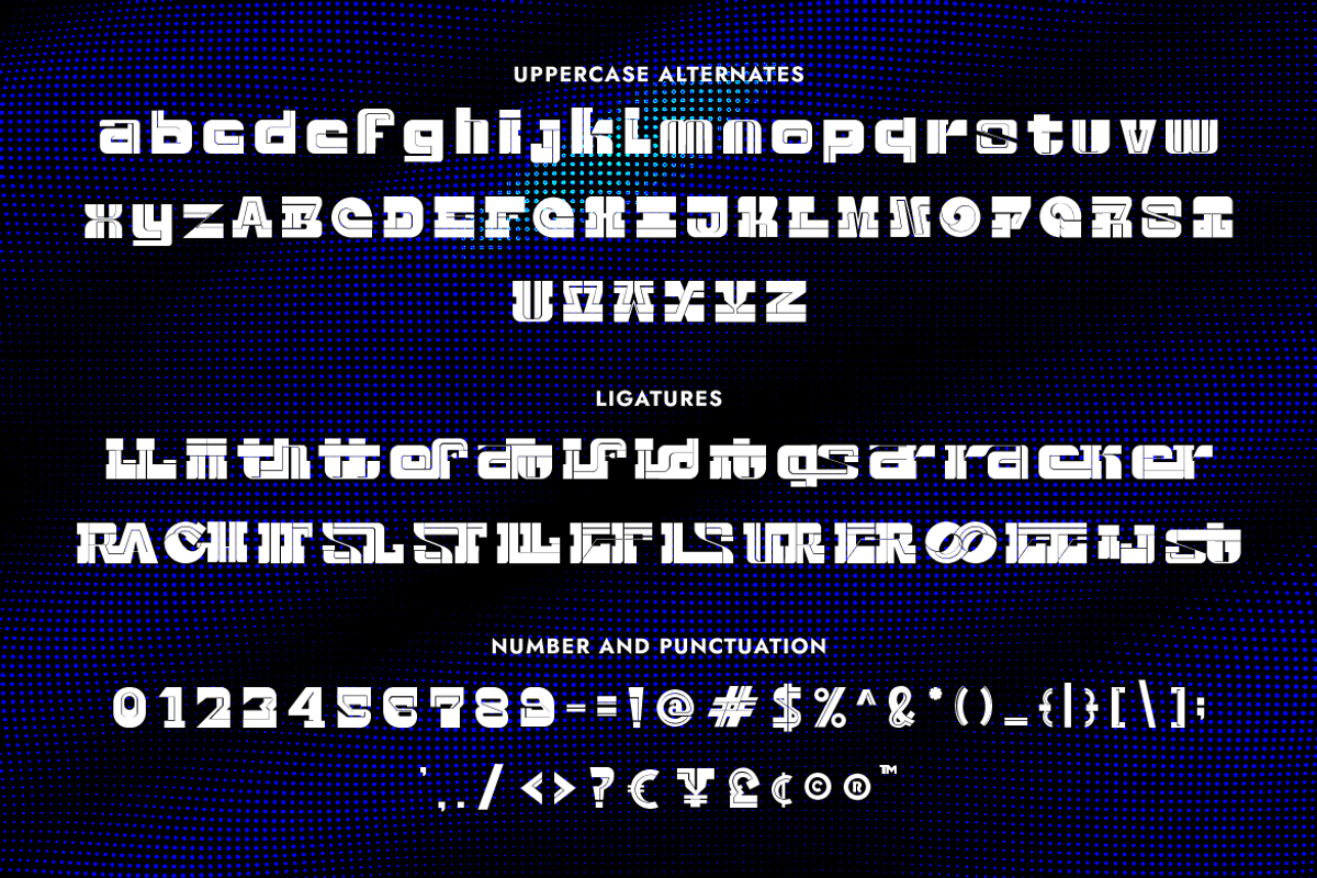 Crypto Future Display, a Font by Creatype Studio (Photo 6 of 10)