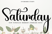 Saturday, a Handwritten Font by InermediaSTUDIO (Thumbnail 1 of 8)