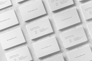 Wilhelmina Business Card Template, a Business Card Template by The Denizen Co.