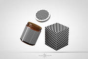 Amber Cosmetics Jar & Box Mock-Up, a Product Mockup by TSOBG (Thumbnail 7 of 18)