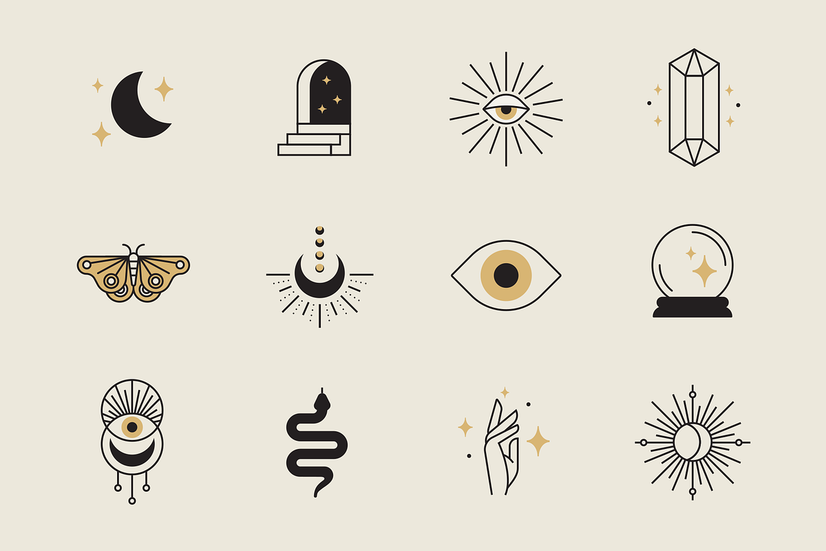 Mystic Zodiac Illustrations, an Object Illustration by IlloBob (Photo 2 of 8)