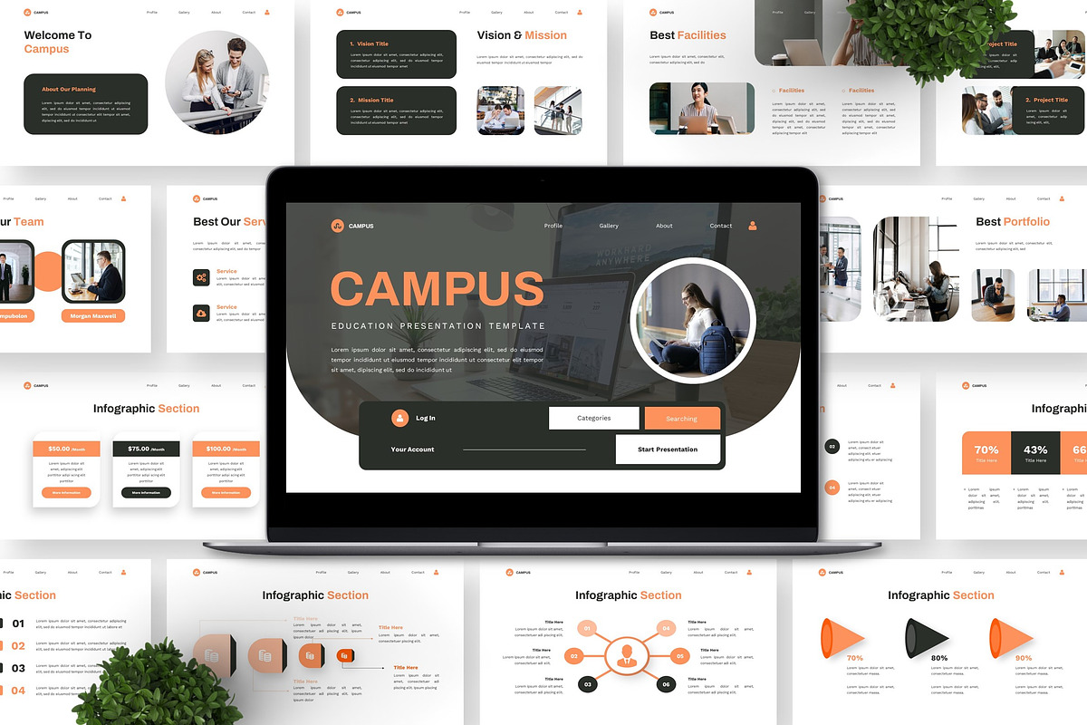 Campus - Education Keynote, a Presentation Template by Deepslide Studio (Photo 2 of 6)