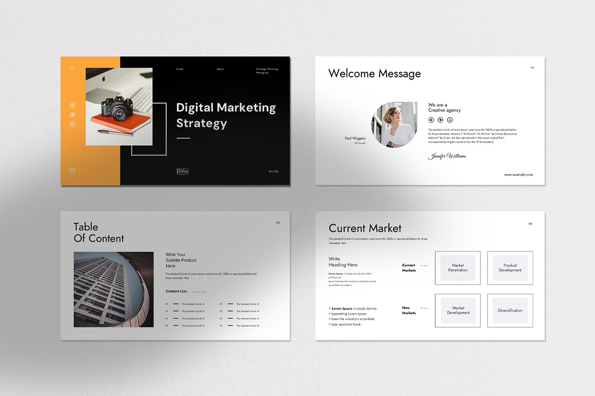 Digital Marketing Strategy, a Presentation Template by Dream-Lab (Photo 2 of 9)