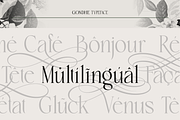 Gondhe - Elegant Serif with Swashes, a Serif Font by Burntilldead (Thumbnail 11 of 12)