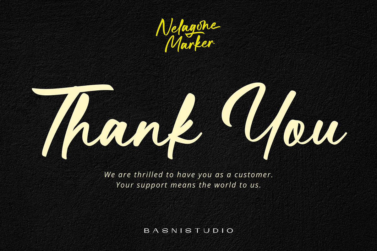 Nelagone Marker – Casual Marker Font, a Handwritten Font by Basnistudio (Photo 11 of 11)