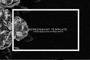 PSD | Creative Screenshot Templates 