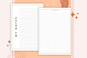 Digital Notes Templates | Goodnotes, a Stationery Template by CreativeBundlex (Thumbnail 2 of 10)