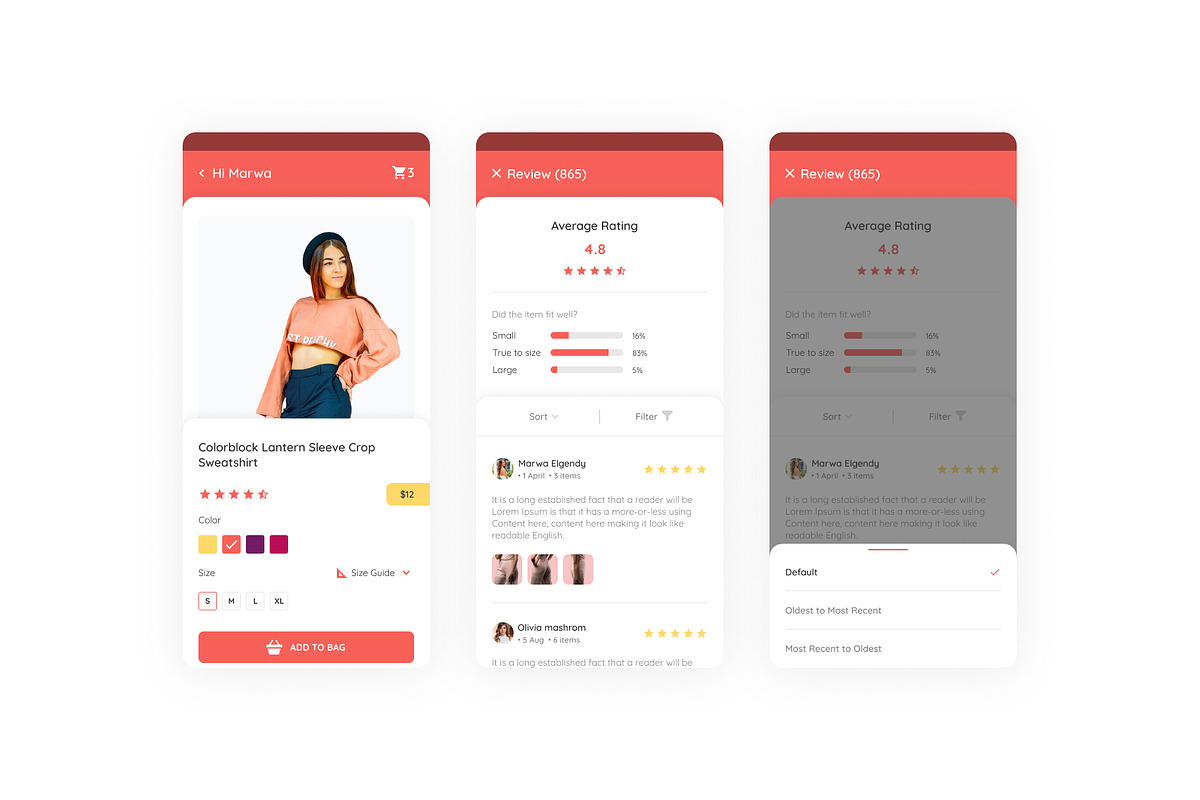 Shien E-commerce UI Kit, an App Template by marwa_elgendy (Photo 14 of 21)