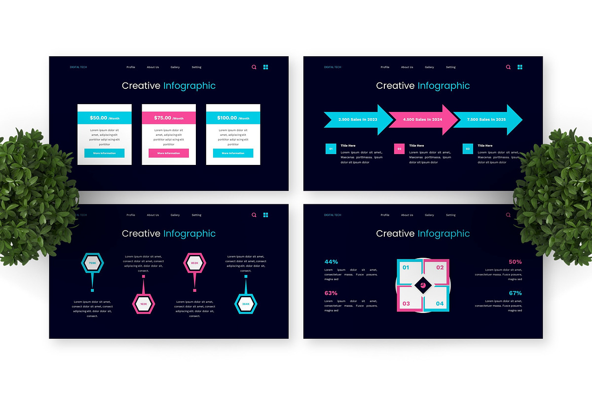 Digital Tech - Technology PPT preview 4