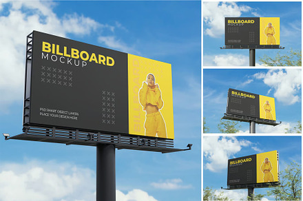 Billboard Mockup, an Advertising Mockup by xcreativeartstudio
