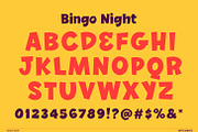 Bingo Night, a Sans Serif Font by Dirty Bandits Type (Thumbnail 3 of 10)