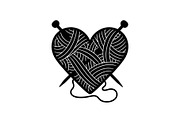 Knitted Heart Love Vector Bundle, an Illustration by Designs_River (Thumbnail 31 of 53)