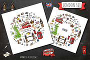 63 London color hand drawn symbols!, a Graphic by Natasha-Pankina.com (Thumbnail 3 of 5)