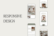 Squarespace Template Yoga, Pilates, a Squarespace Template by Studio Marmotte (Thumbnail 3 of 6)