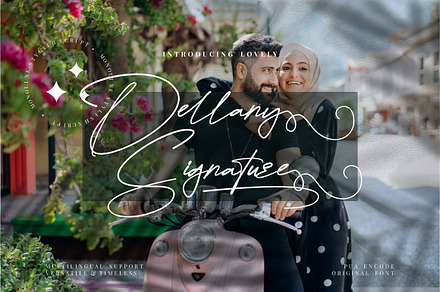 Dellany Signature Business Font