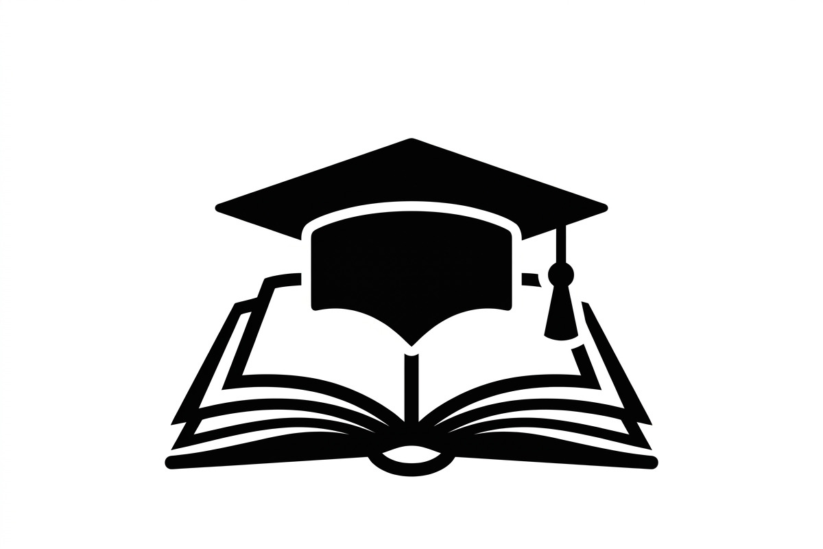 50 Graduation Cap and Book, an Education Illustration by Amazin_art (Photo 26 of 28)