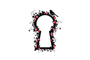 Floral Keyhole Frame SVG Bundle, an Illustration by Designs_River (Thumbnail 20 of 31)