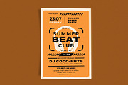 Summer Beat Club, a Print Template by Me55enjah Design (Thumbnail 2 of 4)