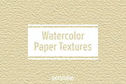 Watercolor Paper Textures, a Texture Graphic by dotstudio (Thumbnail 1 of 7)