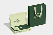 Luxury Box Mockup, a Packaging Mockup by Unerispace (Thumbnail 4 of 5)